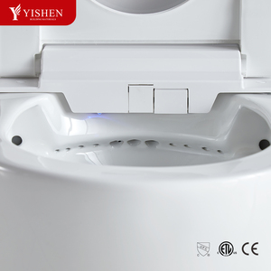 Inodoro inteligente de cerámica montado en la pared, artículos sanitarios, armario automático con cuenco alargado, función de <span class=keywords><strong>Control</strong></span> remoto para Baño - Product Image 2