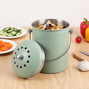 1.3Gallon Easy Cleaning Odorless Composting with Charcoal Filter and Lid - Product Image 5