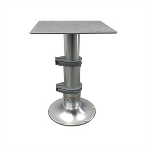 Base de Mesa de Comedor Ajustable de 3 Niveles de Aluminio Resistente (335-685 mm) Accionada Neumáticamente para Autocaravanas Marinas - Product Image 3