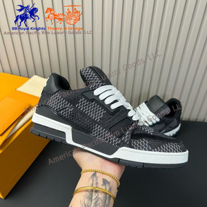Sneakers de luxe pour hommes Damier 3D, style rétro de haute qualité, pour le basketball, le sport, la marche, la course à pied, marque originale - Product Image 4