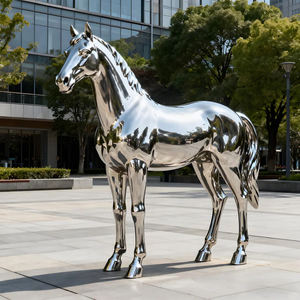 उच्च गुणवत्ता वाले नक्काशीदार 3 डी स्टेनलेस स्टील प्रूव सिटी स्क्वायर और घर सजावट के लिए - Product Image 3