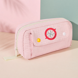Wholesale Large Capacity Cute Multi Layer Minimalist Pencil Box Stationery Bag for Students - Product Image 1
