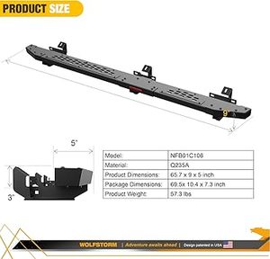 Nfb01c106 Phi Hành Đoàn Cab <span class=keywords><strong>Nerf</strong></span> thanh bên bước bên thanh cho Bronco - Product Image 2
