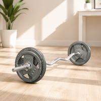 Équipement de musculation à domicile, plaques de poids de 15 kg et 20 kg, plaques de poids pour barre, en fonte