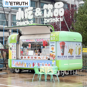 <strong>Rolling</strong> Commercial Mobile <strong>Food</strong> <strong>Cart</strong> Aluminum Fiberglass Construction Rust Resistant Grill Plate Warmer Candy Snack <strong>Cart</strong> GPS - Product Image 5