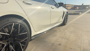 Séparateur de jupes latérales G16 en fibre de carbone sèche pour <span class=keywords><strong>BMW</strong></span> <span class=keywords><strong>M8</strong></span> Série 8 840i M850i M Sport <span class=keywords><strong>Gran</strong></span> <span class=keywords><strong>Coupe</strong></span> 4 portes 20-23 - Product Image 2