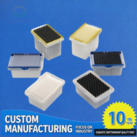 Embouts de pipette automatiques jetables TAOMSUN 50-1000L en PP, sans DNase/RNase, à faible rétention, compatibles avec