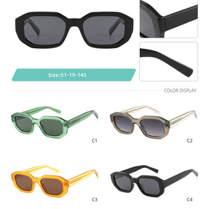 2026 Fashion Jelly Color Polarized Polygon Sun Glasses UV400 Light Weight Acetate Frame <b>Square</b> <b>Sunglasses</b> for <b>Men</b> Women - Product Image 6