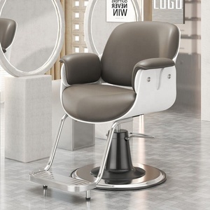 Fauteuil de Barbier Moderne Hydraulique, Chaise de Coiffure Inclinable à 360 Degrés avec Repose-Pieds pour Salon de Beauté - Product Image 6