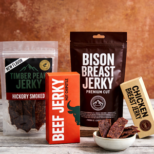 Bolsa de Mylar de Alta Calidad con Acabado Mate, Personalizada, de Grado Alimenticio, con Cierre Hermético, para Carne Seca, con Ventana Transparente - Product Image 6