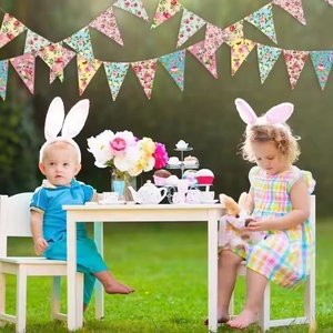 Bonitas Guirnaldas de Papel de Gasa con Diseño de Bailarina 2024, Decoración Colorida con Flores para Cumpleaños de Bebés, Bodas y Eventos - Product Image 5