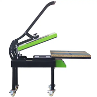 Presse à chaud pour t-shirts de grande taille 80 cm x 100 cm avec conception coulissante, machine de transfert par sublimation