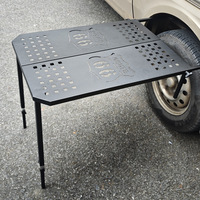 Table pliante en métal pour pique-nique et camping en plein air, équipement tout-terrain, mobilier d'extérieur, nouveau produit transfrontalier