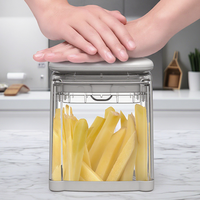 Nouvel outil professionnel manuel multifonctionnel en plastique à 4 lames pour mandoline, frites, pommes de terre, carottes, oignons, pommes