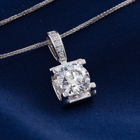 <strong>Lab</strong> <strong>Grown</strong> <strong>Diamond</strong> Pendant 18K White Gold <strong>Necklace</strong> <strong>Best</strong> Factory <strong>Selling</strong> Price Customized Woman Pendant