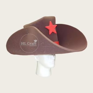 Sombrero de vaquero de espuma de gran tamaño personalizado HLC ODM, sombrero de celebración de fiesta de vaquera enorme roja para <span class=keywords><strong>Halloween</strong></span>, Cosplay, decoración de fiesta de Carnaval - Product Image 3