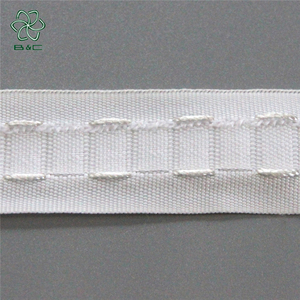 Cinta para Pliegues de Cortina, Diferentes Tamaños y <span class=keywords><strong>Colores</strong></span>, Transparente, Tejida, 100% Poliéster, Opacidad Total, Cortinas con Rayas Tipo Escalera - Product Image 6