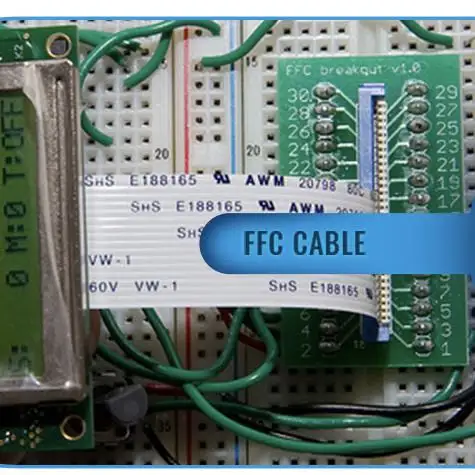 Ffc Flach kabel Custom Awm 20706 20861 20798 105c 60v Vw-1 80c 60v 13 6 8 12 15 22 32 40 68 Pin Kabel FFC Fpc