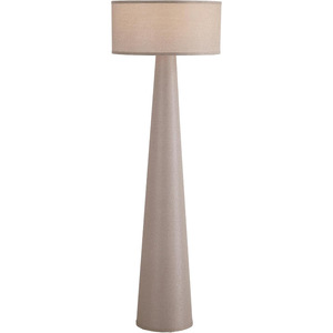 Lámpara de Pie Grande de Tela Color Blanco Hueso, Diseño Minimalista, Fuente de Luz LED Intercambiable, Alto CRI 90 - Product Image 5