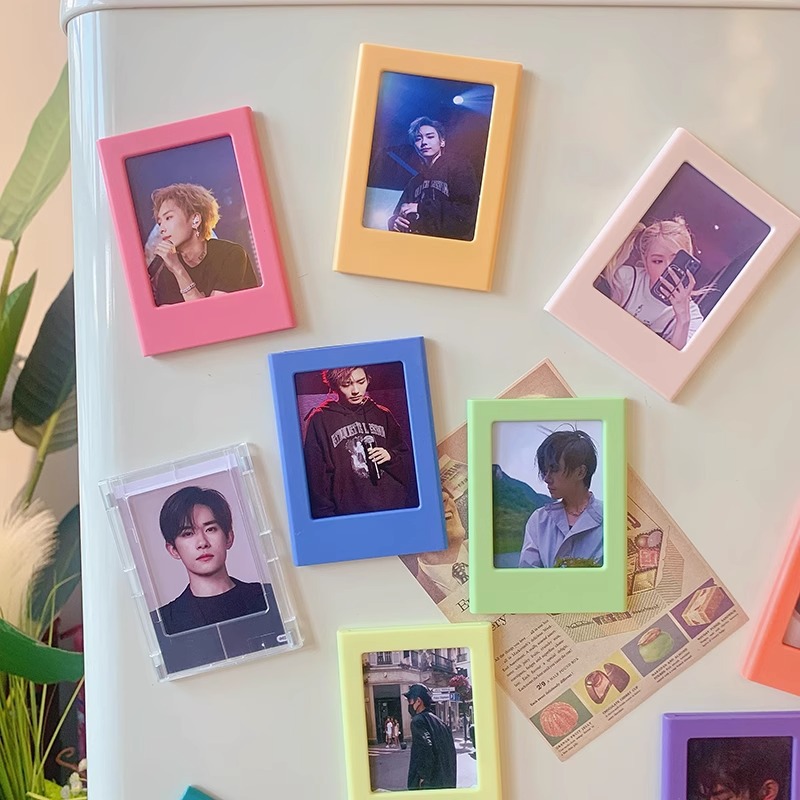 Магнитная акриловая фоторамка подставка для Fujifilm Instax Mini 11/9/7/40 пленочная камера Магнитная Рамка для холодильника