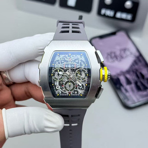 <strong>2026</strong> Multi-functional Skeletonized <strong>Top</strong>-quality Luxury Silver Tourbillon Waterproof Automatic <strong>Mechanical</strong> Men's <strong>Watch</strong> - Product Image 1