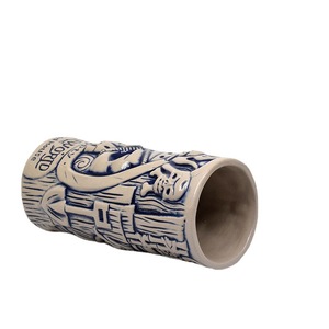 Prêt à expédier – Nouveaux gobelets Tiki en porcelaine, style américain, créatifs et durables, motif momie squelette, pour cocktails hawaïens - Product Image 4