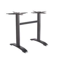 Base de table en fonte pour intérieur et extérieur avec une seule jambe