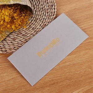 ซองบัตรกำนัลสำหรับบัตรอวยพรเป็นมิตรต่อสิ่งแวดล้อมและรีไซเคิลโลโก้ฟอยล์สีทองแบบกำหนดเอง - Product Image 4