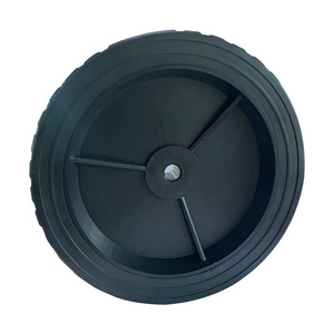 Nueva Rueda Giratoria de PVC de 9 Pulgadas para Carro de Taller, Industrial, de Alta Resistencia, con Núcleo de Hierro, Modelo XM901 - Product Image 3