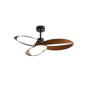 Nordic style 52/42-inch 3-blade <b>ceiling</b> fan with <b>remote</b> <b>control</b> lamp and fan restaurant - Product Image 1