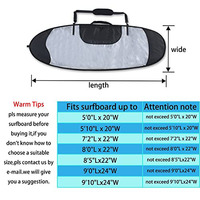 Échantillon gratuit Sac de transport pour planche de surf longue, imperméable, pour le sport, protection premium pour planche de surf, sac de transport, sac à roulettes pour planche de surf