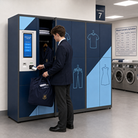 Casier intelligent Winnsen pour la livraison de linge, avec identification étudiante pour uniforme scolaire