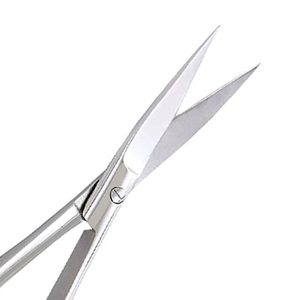 Custom 1pc Manicure Spring Scissors Stainless Steel Curved Sharp Tip Blade Multipurpose Nail <b>Cuticle</b> <b>Tool</b> - Product Image 3