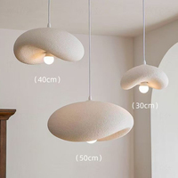 Luminaires suspendus réglables en hauteur de style Wabi Sabi pour îlot de cuisine japonais noir, lustre moderne pour la maison, le bureau, la salle à manger, le salon