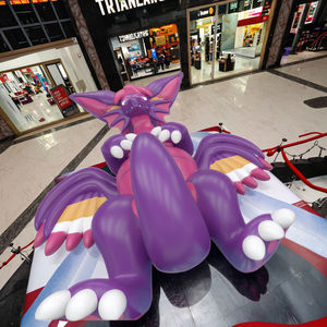 Shunyu özel karikatür hayvan şişme yalan Mana Beast ejderha Squeak oyuncaklar karikatür sevgilisi için - Product Image 1