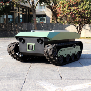 รถหุ่นยนต์ตีนตะขาบแบบ RC แพลตฟอร์มยานพาหนะตีนตะขาบแบบ Panzer สำหรับงานเกษตรกรรม พร้อมระบบติดตามด้วยล้อยางและ Lidar - Product Image 5