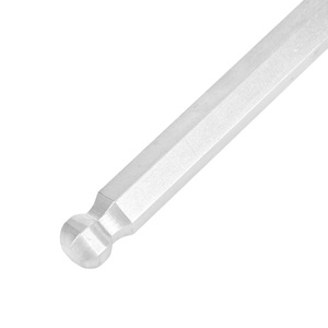 Clé hexagonale bicolore avec poignée en canne, en acier au carbone 45, haute dureté, pointe sphérique allongée, pour l'entretien des machines-outils, fourniture d'usine - Product Image 5