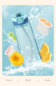 NOUVEAU 700ml 25oz Flacons d'eau en vaporisateur d'arôme Cycling Sports Tritan Bottle With Fruit Flavor Pod for Outdoor Hydratation Bpa-free - Product Image 6