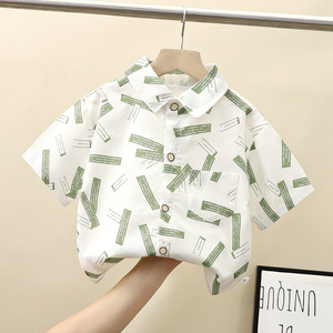 Nouvelle Collection 2025 – Chemise d'été décontractée en coton à manches courtes pour garçons, enfants et bébés – Modèle fin - Product Image 4