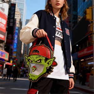 Bolso Bandolera Transparente Personalizado con Diseño de Monstruo Goblin, Estilo Punk - Product Image 4
