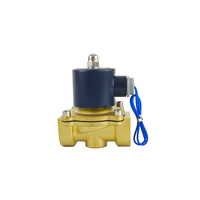 Vanne Solénoïde 12V 24V 220V DN15 en Laiton pour Contrôle Direct de l'Eau, Température Normale, Application Générale, OEM