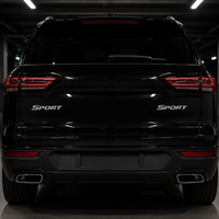 Autocollant Emblème Sport en Fibre de Carbone Bleu avec Bord Noir : Badge Lettres Plat pour Carrosserie, Vinyle Texturé PVC