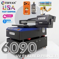 Printer UV Flatbed 6090 A1 Kecepatan Tinggi Kualitas Tinggi untuk Label 3D dengan Tinta Lembut Kepala I3200 Printer UV Format Besar A1