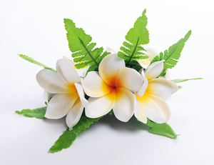 Fournisseur d'usine en gros KN-hc039 Fleurs artificielles en soie Hawaïennes Plumeria Oiseau de paradis pour Fêtes - Product Image 5