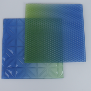 Lámina de Vidrio Laminado Tintado con Gradiente de Alta Transparencia y Textura en Relieve para Interiores de Restaurantes y Diseño de Hogares - Product Image 2