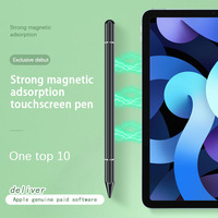 Lápiz Óptico Metálico, Lápiz Táctil Capacitivo para Pantalla Táctil, para iPhone, iPad, iPod Touch, Compatible con Otros Teléfonos Inteligentes y Tabletas