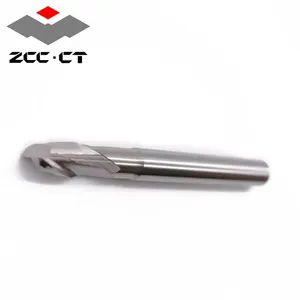 ZCCCT – fraises à 2 cannelures R pour fraisage à très grande vitesse pour pièce en aluminium, fraise en bout de 4mm, fraise en bout de haute qualité