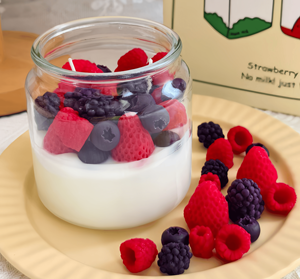 Bougie artisanale à l'arôme <span class=keywords><strong>de</strong></span> fraise au <span class=keywords><strong>yaourt</strong></span> pour souvenir, bougie <span class=keywords><strong>en</strong></span> <span class=keywords><strong>verre</strong></span> scellé <span class=keywords><strong>avec</strong></span> couvercle, vente <span class=keywords><strong>en</strong></span> gros - Product Image 6