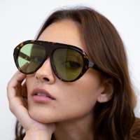 Lunettes de soleil de luxe 1025 en acétate de haute qualité, style oversize vintage, avec logo personnalisé, verres polarisés TAC, pour femmes et hommes, forme pilote