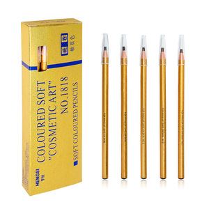 Lápiz Delineador de Cejas Dorado de Punta Única, Resistente al Agua, Herramienta de Mapeo de Cejas para Microblading, para Salón de Belleza - Product Image 1